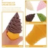 Party Decoration Simulation Ice Cream Small Decor Desktop Fake Tabletop Multi-function Interesting Model Decorative Children Toy Home