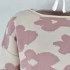 Maglieria da donna T-shirt BYGOUBY Taglia S-XL Maglione da donna invernale Oversize floreale lavorato a maglia da donna Pullover maglioni Autunno maglione femminile Abiti di stoffa 231011