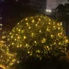 Autres fournitures de fête d'événement 1.5X1.5M 2x2M 3x2M 6x4M LED Net Mesh Fairy String Light Garland Window Curtain Christmas Fairy Light Wedding Party Garland Light 231017