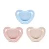 Pacifiers# Pacifiers 1Pc Baby Pacifier Solid Color Lovely Sile Nipple Teether Chewing Toys Chupetespacifiers Baby, Kids Maternity Baby Dhead