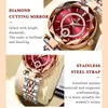 Otros relojes Reloj de lujo POEDAGAR para mujer, reloj de cuarzo con diamantes de alta calidad para mujer, relojes de mujer de acero inoxidable con fecha resistente al agua, relojbox 231018