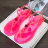 Sandals Comemore Flower Women Jelly Women's 23 Summer Flip Flops Flat Shoes Female Casual Beach Holiday Non-slip Tongs Sandal 40