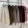 Sweats à capuche pour hommes Sweatshirts Privathinker Vintage Suède Lâche Gothique Cuir Sentiments Casual Automne Mâle Surdimensionné Pulls 231018