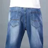 Mężczyzn B Bluzy 6 Kolory Sprężyna Summer Lato cienkie proste dżinsy Klasyczne styl zaawansowany workowate spodnie męskie Plus rozmiar 40 42 44 231018