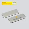 20pcslot Reap Business Name Tag ID Badge Personalized Laser Engraved magnetic backing CUSTOMIZE ZZ