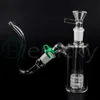 New 14mm 18mm Matrix Perc Glass Ash Catcher Bubbler With J-Hooks Adapter J hooks Glass Pipes And Glass Bowl Hookah Kits For Smoking