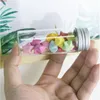 30x80mm 40ml Bottiglia di vetro Tappo a vite in alluminio Vuoto Trasparente Regalo Sapore Cibo Tè Liquirizia Caramelle Zafferano Bottiglie Vasetti 24 pezzi Twug di alta qualità