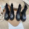 Designer stövlar sko casual monolith svart läderskor ökar plattformen sneakers cloudbust classic patent matt loafers tränare stövlar gummi lyx martin