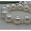 Colliers pendentifs Naturel Rare Blanc 11-13mm Rond Kasumi Collier de perles 18 pouces