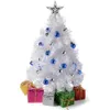 Decoraciones navideñas 23 pulgadas Tabletop Mini Tree Set Star Treetopper Cajas de regalo decoradas Adornos colgantes Mesa Pino 231017
