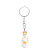 Djurknappar Keychains Riding Duck Cat Pendant Key Rings Söta tecknad bilnyckelkedjor KeyFob Bag Charms för kvinnor Män gåva Diy Fashion Jewelry Accessories