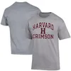 College Harvard Crimson T-shirt Anpassad män college fotbollströja röd grå besättning hals korta ärmar t shirt vuxen storlek tryckta skjortor