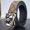 Belts Luxury Work Business Women Metal C Automatic Buckle High Quality Leather Belt For Men Casual Strap