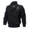 Herrenjacken Herren Special Forces Jacke Herren Einfarbige Modejacke Jeansmantel Outwears Windjacke Mantel Jacke Motorradmantel 231017