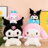 كرتون أفخم ألعاب Kuromi Dolls Meredith الوسائد دمى كبيرة هدايا الأطفال بالجملة