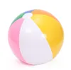 Pallone da spiaggia gonfiabile per bambini colorati di alta qualità giocattolo galleggiante Pallone da piscina per acqua Sport acquatici Palloncino a strisce Pallone da spiaggia in PVC per adulti Ragazzi Ragazze Logo personalizzato
