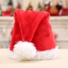 Berretti 2 pezzi Cappello da Babbo Natale di Natale per adulti Uomini Donne con visiera in peluche e fodera confortevole Decorazioni per feste annuali