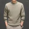 Men's Sweaters Arrival Sheep Wool Knitwear Autumn & Winter Thick Clothes Long Sleeve Sweater Pure Knit Jumpers Pullovers
