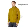 Sudadera con capucha para hombre Arcterxy Chaquetas de diseño ARC'TERXY Abrigo de carga para hombre Chaqueta Abrigo SqmishDWR A prueba de viento JX Senderismo Olive Amber M HBOJ