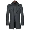 Men's Wool Blends Men Winter Jackets Cashmere Overcoats Trench Coats High Quality Male Business Casual 231018