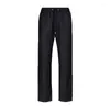 Men's Pants Loose Casual Autumn And Winter Large Size Fashion Trend Korean British Style Drawstring Waist Straight