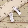 Charms 200Pcs Flops 21 7Mm Antique Zinc Alloy Pendant Fit Vintage Tibetan Sier Diy For Bracelet Necklace2638 Drop Delivery Jewelry F Dhazq