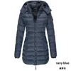 Women Down Parkas Winter Light Prostość fitness Slim Parka Jackets swobodne eleganckie herbaty z kapturem moda o temperaturze 231017