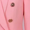 Women's Suits Blazers S-XXL Black and White Khaki Pink High Quality Suit Green Fruit Collar Women's Suit Coat Blazer 231011