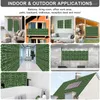 Dekorativa blommor 50x50/50x100cm Artificial Ivy Privacy Fence Wall Screen Green Faux Leaf Plant Decoration for Home Garden Decor Outdoor