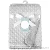 Dekens Babydeken Pasgeboren Zachte Fleece Babyjongen Deken Effen Babymeisje Beddengoed Massage Babyaccessoires