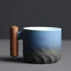 Кружки Ретро Керамическая кофейная чашка 70 мл Мини-кружка с фильтром для чая и воды ручной работы Подарок на день рождения 231018
