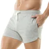 Vêtements de nuit pour hommes Mode Mens Boxer Shorts Coton Respirant Confort Homewear Sleep Bottoms Male Trunks