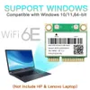 Wifi Finders 6E AX210HMW MINI PCIE WIFI CARD BLUETOOTH 53 for Intel AX210ネットワーク6 AX200 80211AXワイヤレスアダプター231018