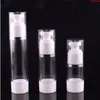 15 ml 30 ml 50 ml Reizen Plastic Transparant Mini Vacuümpompschip Zilveren Lijn Lege Hervulbare Flessen Draagbare Airless Bottlegoods Rwjvu