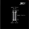 22*50*14mm 10ml Glass Bottles Aluminium Screw Cap Casquette Transparent Empty Jars Gift 100pcsgood qty Mihin