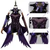 Gioco Genshin Impact Fischl Costume Cosplay Halloween Natale Costume Cosplay Fischl Carnevale Set completo Outfitcosplay