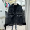 Womens Fur Faux Winter Woman Korean Version Coat Kvinnlig Suede One Out Outh the Furry Fashion Shearling Outerwear 231017