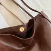 Borse a tracolla Borse per la spesa Borsa tote Borsa da donna Borsa a tracolla in morbida pelle di grande capacità Borsa a secchiello portatile casual retròqwertyui879