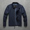 Men's Jackets Autumn Winter Mens Oversized Jacket Casual Zip Up Zipper Plus Size Xxxl Boys Blue Black Outerwear Coat High Quality