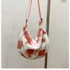 Lady Evening Bags Plush Bag Autumn and Winter New Women's Portable Large Capacity Cute Network Red Tote Shoulder