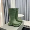 Fashion Designer Boots Australian Silhouette Ankle Boot Martin Middle Boot Elastic High Heels 6CM Rain Boots Rubber Winter Men And Women Rain Boots 35-46