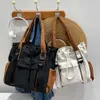 Omuz Alışveriş Çantaları Yeni Fasion Soulder Kadınlar 2023 Naylon Big Casual Ladies and Bags Öğrenci Kitap Çantası Büyük Kapasiteli Tote Crossbody Bagcatlin_fashion_bags