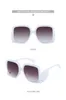 Lüks tasarımcı güneş gözlüğü moda bayan güneş gözlüğü benzersiz stil büyük boy plastik çerçeve güneş gözlükleri kızlar kare gözlük tonları