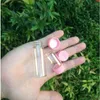 5ml 6ml 7ml 10ml 14ml Mini Glass Bottles With Plastic Screw Pink Cap Transparent Vials Jars 100pcsgood qty Trmrb