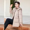 Womens Down Parkas Winter Coat Women Jacket Puffer Korean Style Long Ladies Cotton 231018