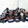 Bracelets en alliage de cuivre et cuir, 30 pièces, mélange entier de styles, rétro, vintage, tribus ethniques, manchette en corde, marque New298O