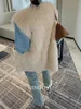 FUR FUR FUA FUAX KURTA KUSZCZE Kobiety ubranie zima Koreański styl mody vintage Y2K Parkas Cardigan Autumn Luxury Sleveless 231018