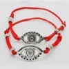 Bracelet réglable avec cordon rouge porte-bonheur, chaîne Hamsa, mauvais œil, 50 pièces, NEW184r