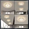 Luces de techo para el hogar, lámpara LED de tres colores, estilo moderno, instalación de superficie de luz para dormitorio, comedor de 220V