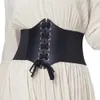 Cintos Grace Karin S-3XL Corset Belt Mulheres Moda Lace Up PU Couro Luxo Cinto Cinch Tie Corset Cintura Cinto Largo Cintura 231017